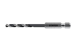 STAYER НЕХ-1/4″, d 4.0 х 98 мм, сверло по металлу для винтовёртов и шуруповертов IMPACT READY (29603-4) - 1