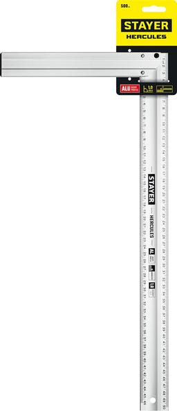 STAYER 500 мм, жесткий столярный угольник, Professional (3432-50) - 2
