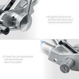 ЗУБР  ИНХ-20, 2 в 1, инструмент для натяжения  и резки стальной монтажной ленты, Профессионал (22624) - 6