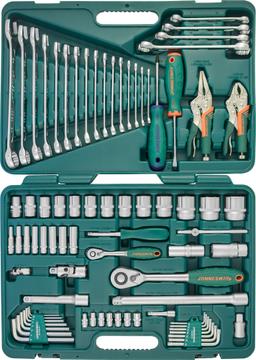S04H52478S Набор инструмента универсальный 1/4", 1/2"DR, 78 предметов - 1