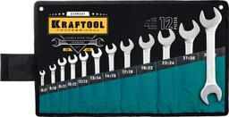 KRAFTOOL 12 шт, 6 - 32 мм, набор рожковых гаечных ключей (27033-H12) - 1