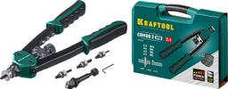 KRAFTOOL Combo2-M10, 2 вида заклёпок, комбинированный двуручный заклепочник в кейсе (31181) - 1