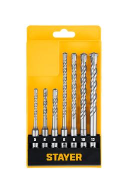 STAYER HERCULES-4Х 7шт набор буров SDS-plus (29290-H7) - 1