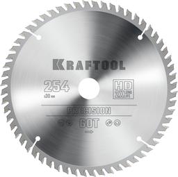 KRAFTOOL Precision, 254 х 30 мм, 60Т, пильный диск по дереву (36952-254-30) - 1