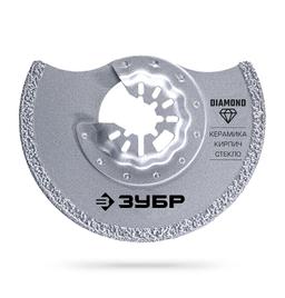 ЗУБР DIAMOND 85x2.2 мм полотно дисковое с алмазным зерном Р40: керамика, мрамор, стекло, кирпич, StarQuick (15584-85) - 1
