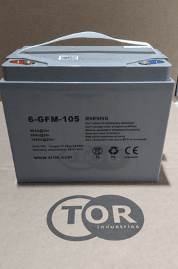 Аккумулятор для штабелёров CDD10R-E/CDD12R-E/CDD15R-E/IWS/WS 12V/105Ah гелевый (Gel battery), шт, 1018883 - 2