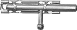 ЗТ-19305, 65 мм, покрытие белый цинк, шпингалет накладной (37730-65) - 1