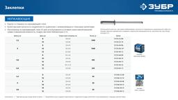 ЗУБР 3.2 x 10 мм, 1000 шт, нержавеющие заклепки, Профессионал (31316-32-10) - 6