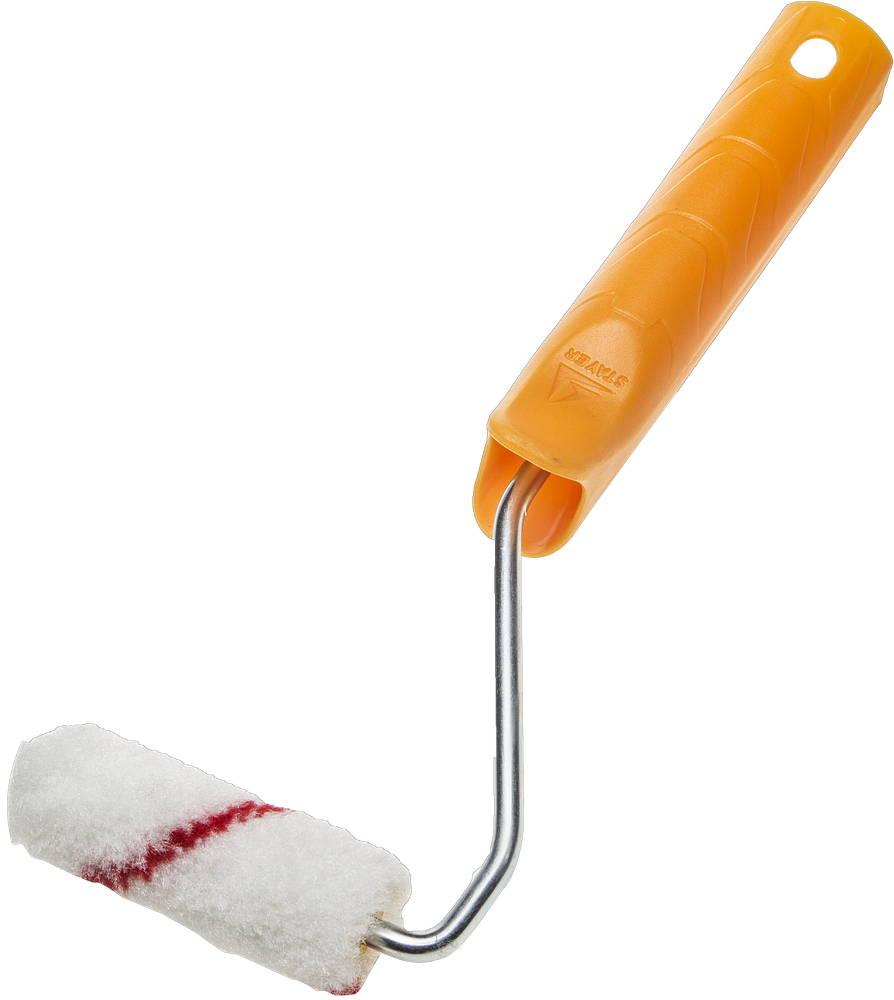 STAYER  NYLON, 15 х 70 мм, бюгель 6 мм, ворс 8 мм, полиамид, для агрессивных сред, малярный мини-валик в сборе (03-0506-07)