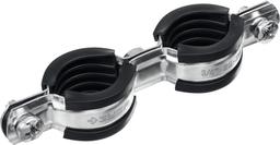ЗУБР 3/4", цинк, 8 шт, двойной трубный хомут (37890-25-29) - 1