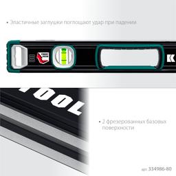 KRAFTOOL A-RATE CONTROL, 800 мм, точность 0.3 мм/м, с инновационным зеркальным глазком, сверхпрочный уровень (34986-80) - 6