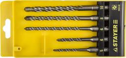 STAYER 5 шт: 5/6x110. 6/8/10х160 мм, набор SDS-plus буров, Professional (2930-H5) - 1
