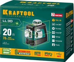 KRAFTOOL  LL 3D, лазерный нивелир (34641) - 3