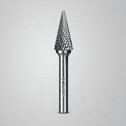 ЗУБР 12х25 мм, тип M (конус с острым углом 25°), хв-к 6 мм, твердосплавная борфреза, ПРОФЕССИОНАЛ (28811-12-25) - 7