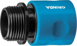GRINDA  TT-34E, 3/4", с внешней резьбой, для шланга, быстросъемный соединитель, PROLine (8-426502) - 1