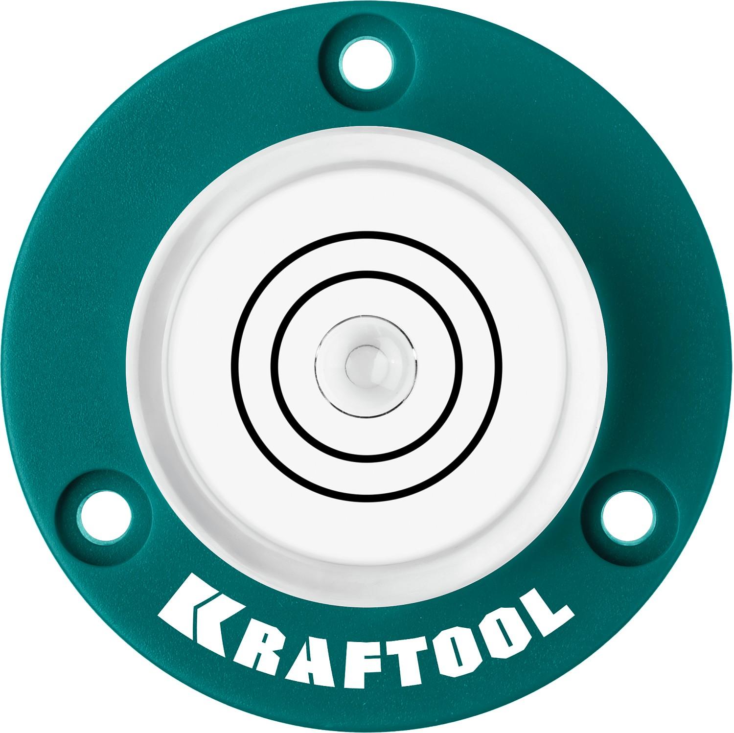KRAFTOOL BULLS EYE (БЫЧИЙ ГЛАЗ), d 49 мм, поверхностный магнитный уровень (34789)