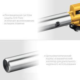 ЗУБР ГПМ-800, 1300°C, цельнометаллическая, газовая горелка с пьезоподжигом на баллон с цанговым соединением, Профессионал (55550) - 6