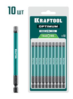 KRAFTOOL OPTIMUM TX 40, 100 мм, 10 шт, биты (26126-40-100-S10) - 1
