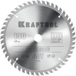 KRAFTOOL Precision, 190 х 20 мм, 48Т, пильный диск по дереву (36952-190-20) - 1