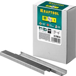 KRAFTOOL тип 21GA (80/Pr A/Senco AT) 6 мм, 5000 шт, скобы для степлера (31780-6) - 1