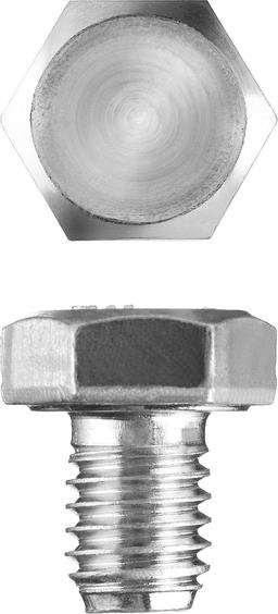 ЗУБР ГОСТ 7798-70, кл. пр. 5.8, M8 х 10 мм, цинк, 5 кг, болт (303080-08-010) - 1