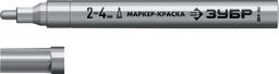 ЗУБР 2 - 4 мм, круглый, серебряный, маркер-краска, Профессионал (06325-1) - 1