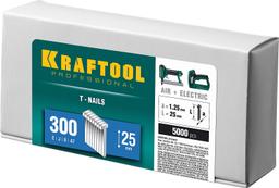 KRAFTOOL тип 18GA (47/300/F) 25 мм, 5000 шт, гвозди для нейлера (31785-25) - 2