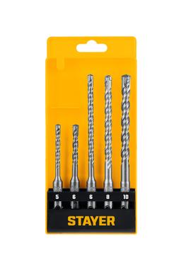 STAYER HERCULES-4Х 5шт набор буров SDS-plus (29290-H5) - 1