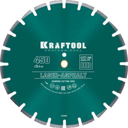KRAFTOOL Laser-Asphalt, 450 мм, (25.4/20 мм, 10 х 4.0 мм), сегментный алмазный диск (36687-450) - 1