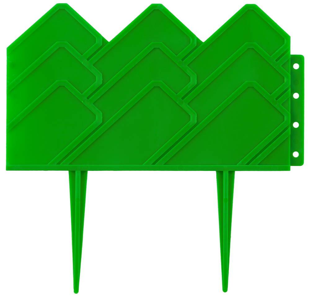 GRINDA 14 х 310 см, зеленый, декоративный бордюр для клумб (422221-G)