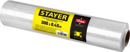 STAYER 300 м х 450 мм, 17 мкм УФ стойкая, ручная, упаковочная стрейч-пленка, MASTER (12611) - 1