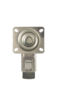 Колесо поворотное серая резина SCB 42 f 100 мм с тормозом, артикул 1027213 - 2