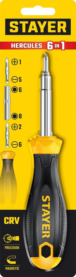 Комбинированная отвертка STAYER HERCULES 6-in-1 - 3