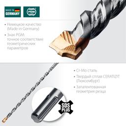 KRAFTOOL Ceratizit Carbide, 8 х 260 мм, SDS-plus бур (29320-260-08) - 3