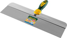 KRAFTOOL 450 мм, широкое полотно, алюминиевая направляющая, двухкомпонентная ручка, нержавеющий, фасадный шпатель (10036-450) - 2