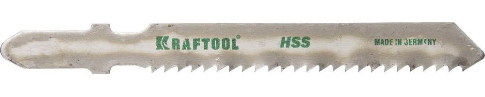 KRAFTOOL  T118B, EU-хвост., по металлу HSS, шаг 2 мм, 50 мм, 2 шт, полотна для лобзика (159551-2)