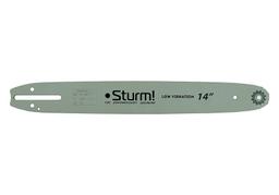 SB1450380PO Пильная шина 14" Sturm! паз 1,3мм, 3/8", 52зв, хвостовик PO (OREGON K041/A041) - 1