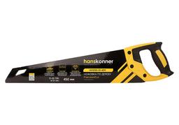 HK1060-01-4511 Ножовка по дереву, 450мм, 11-12 TPI, SK5, 3D зуб, чистый рез, Hanskonner - 6