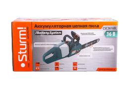 CSC3616BL Аккумуляторная цепная пила б/щ Sturm!, 2x18 В,1BatterySystem,шина 40 см, без ЗУ и АКБ - 9