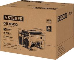 STEHER 3300 Вт, бензиновый генератор (GS-4500) - 3