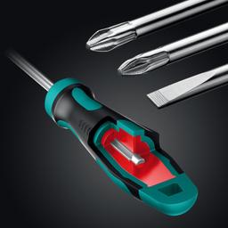KRAFTOOL GRAND-152, 152 предм., (1/2"+1/4"), Универсальный набор инструмента (27978-H152) - 2