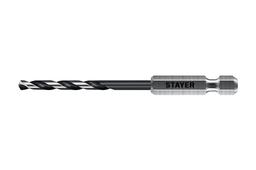 STAYER НЕХ-1/4″, d 4.2 х 98 мм, сверло по металлу для винтовёртов и шуруповертов IMPACT READY (29603-4.2) - 1