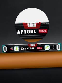 KRAFTOOL A-RATE CONTROL, 400 мм, точность 0.3 мм/м, с инновационным зеркальным глазком, сверхпрочный уровень (34986-40) - 4