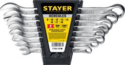 STAYER HERCULES, 8 шт, 8 - 19 мм, набор комбинированных гаечных ключей, Professional (27085-H8) - 2