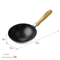 СИБИН с деревянной ручкой, штукатурный ковш (08245) - 2