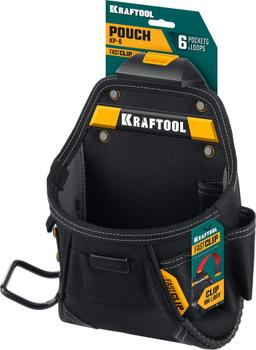 KRAFTOOL KP-6 поясная сумка с быстросъёмным креплением FastClip, 240 х 250 мм (38775) - 3
