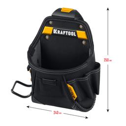 KRAFTOOL KP-6 поясная сумка с быстросъёмным креплением FastClip, 240 х 250 мм (38775) - 6