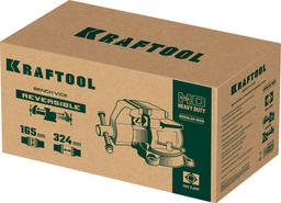 KRAFTOOL Reversible 165 мм, расход 324 мм, Слесарные тиски (32705-165) - 3