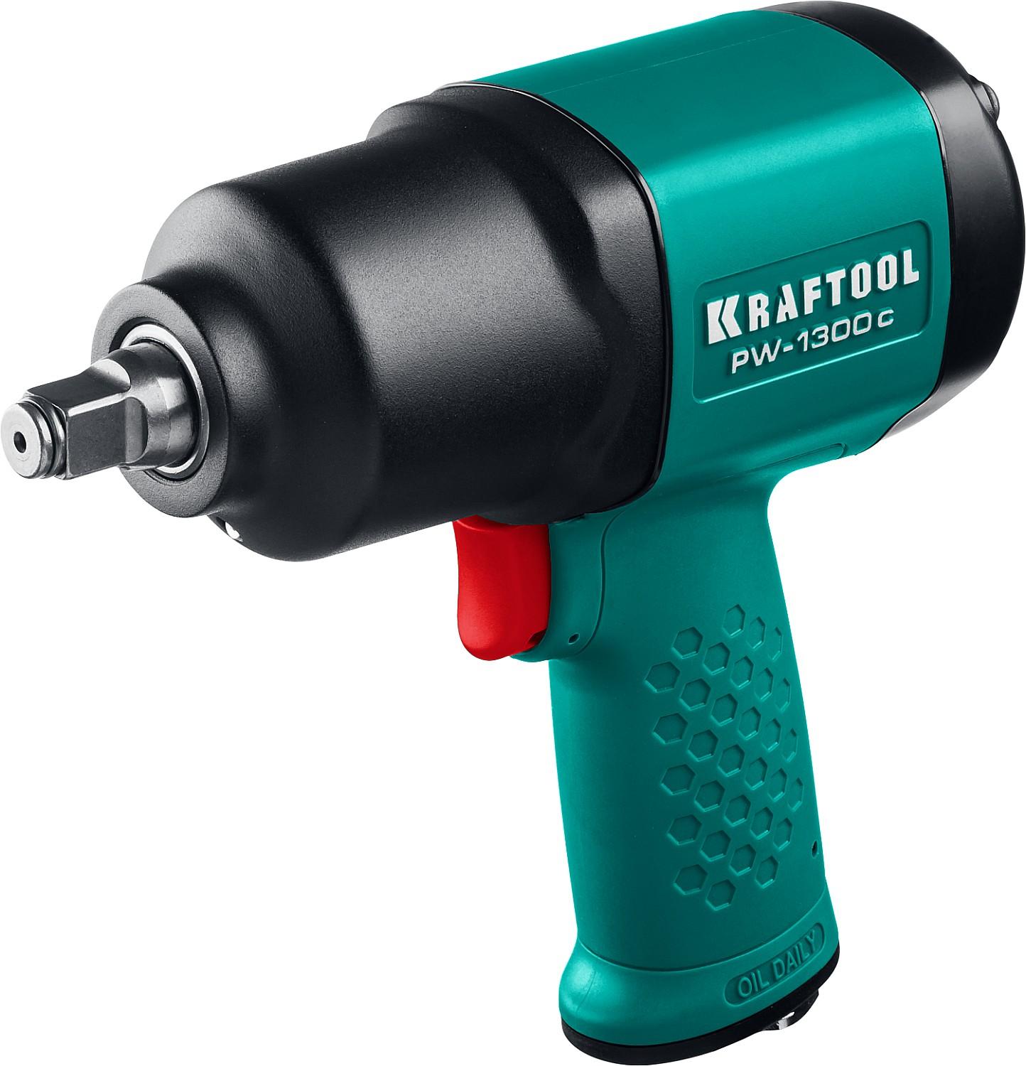 KRAFTOOL PW-1300c, 1/2", 1300 Н·м, ударный пневматический гайковерт (64205)