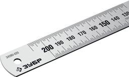ЗУБР  Про-20, длина 0.20 м, усиленная нержавеющая линейка, Профессионал (34280-020) - 3